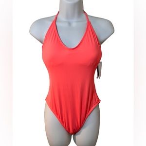 LA BLANCA Island Goddess Scoop Front Strappy Back Mio Lingerie One Piece Size 8